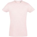 Футболка мужская приталенная Regent Fit 150, розовый меланж