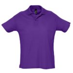 Рубашка поло мужская Summer 170, темно-фиолетовая